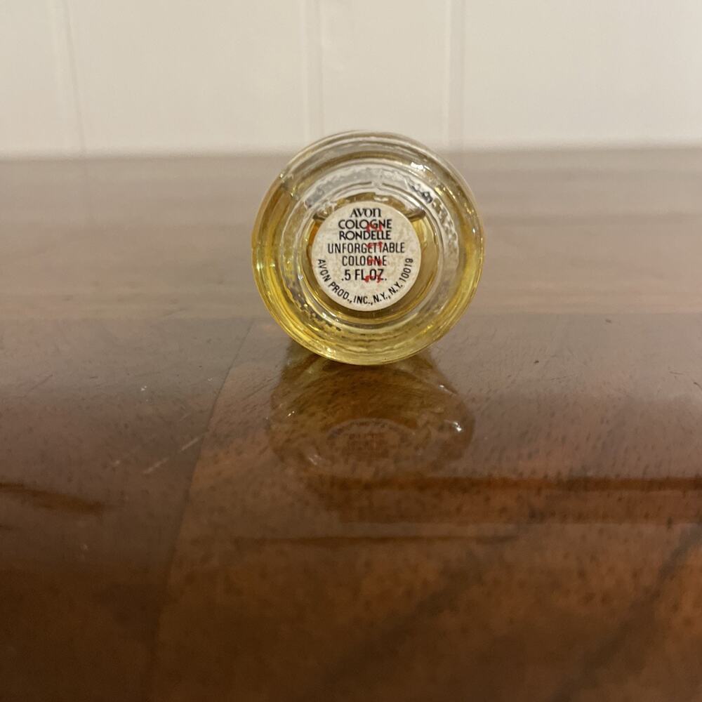 Vintage Avon Cologne Rondelle Sonnet Unforgettable .5 Fl. Oz. Bottle New - Picture 5 of 5